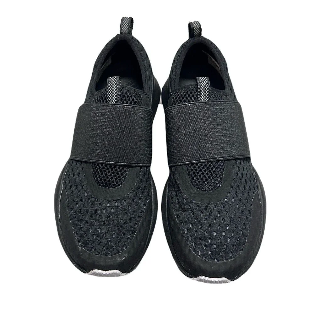 NEW Sorel Womens Size 8.5 Black Kinetic Impact Strap Pull On Activewear Sneakers